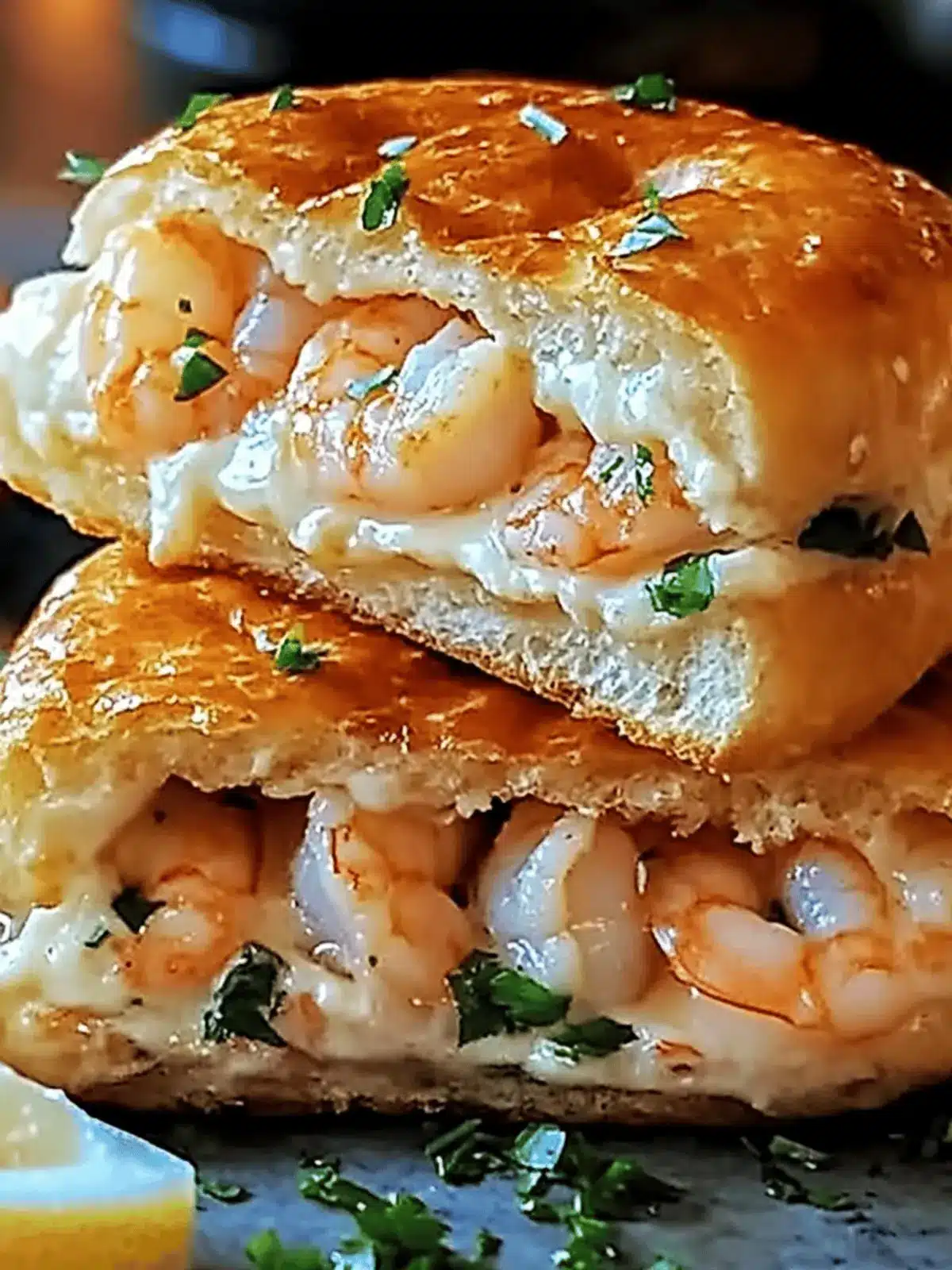 Shrimp Crab Melts