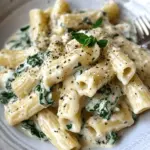 Creamy Spinach Rigatoni