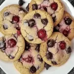 Maraschino Cherry Chocolate Chip Cookies