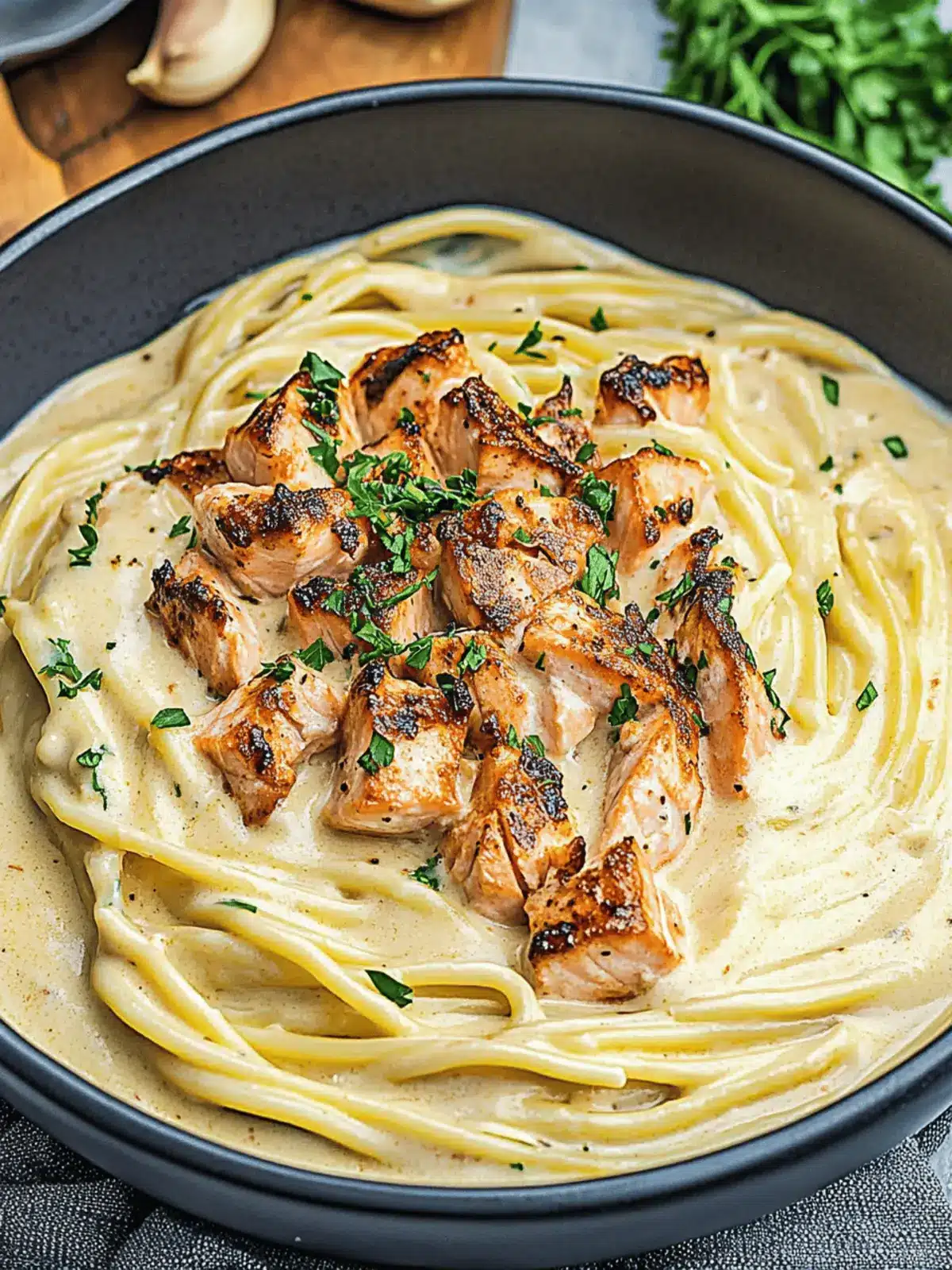Creamy Salmon Pasta