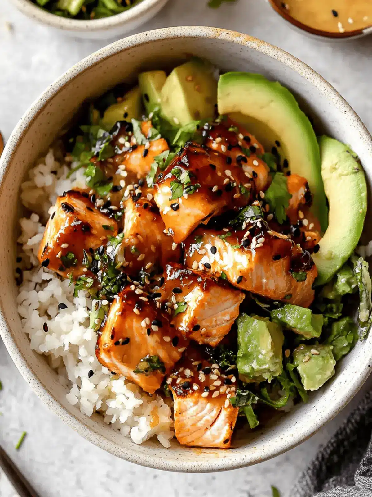 Delicious Honey Glazed Salmon Bowl Ready in 30 Minutes 3 Honey Glazed Salmon Bowl