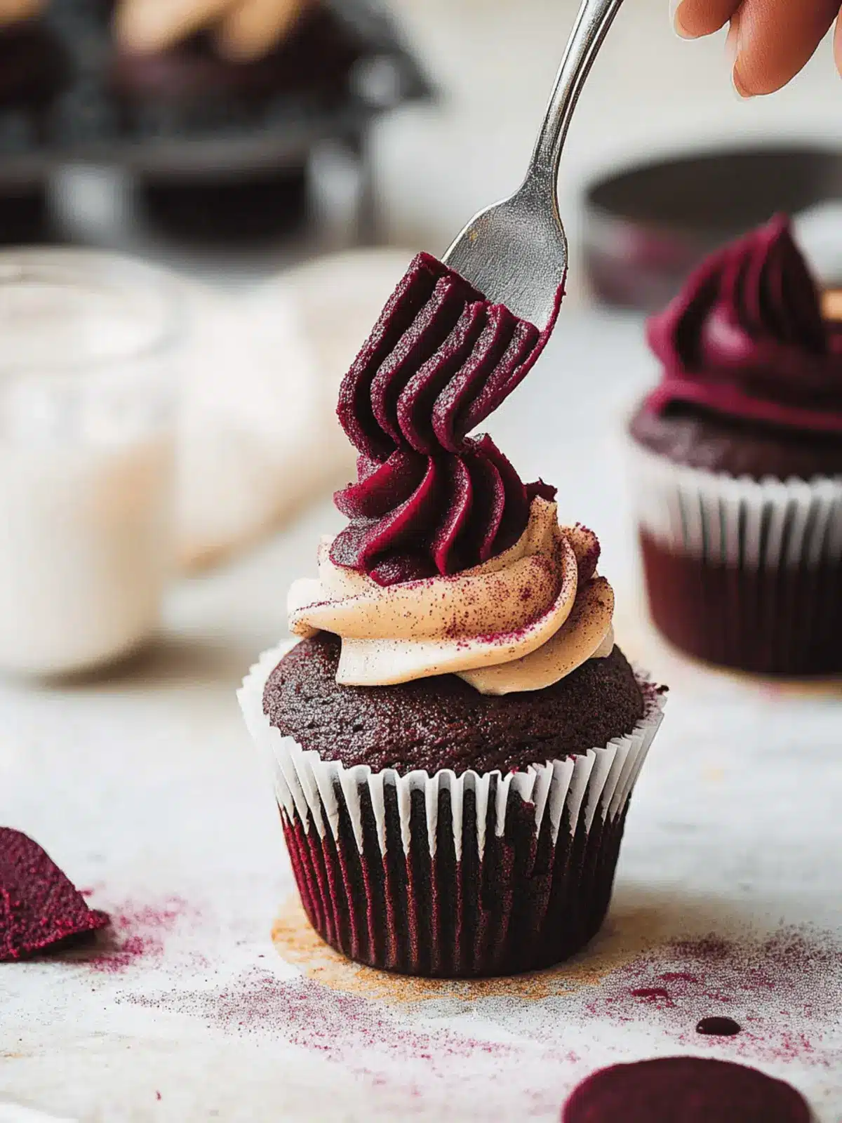 Chocolate Beetroot Cupcakes