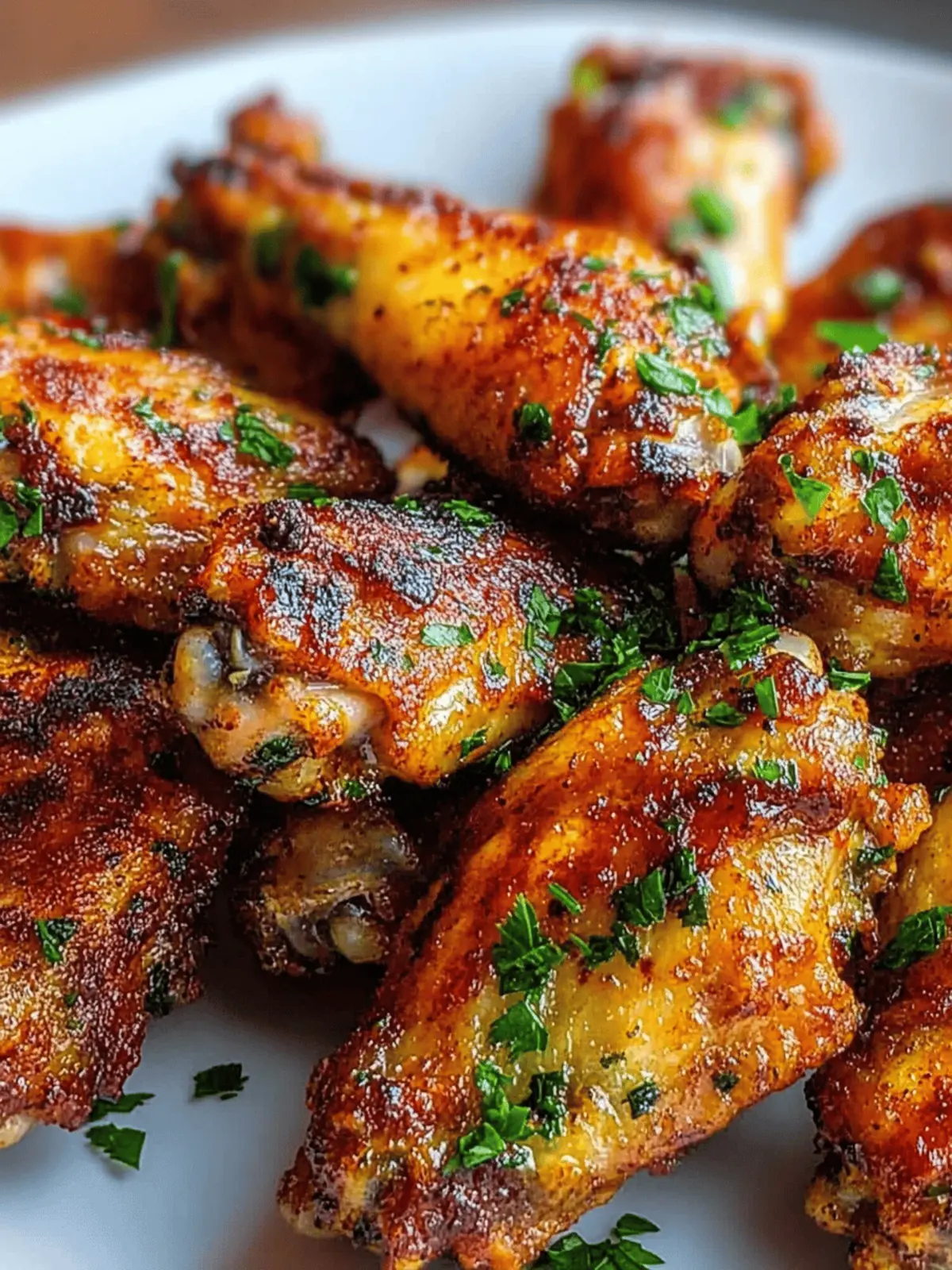 Cajun Garlic Chicken Wings