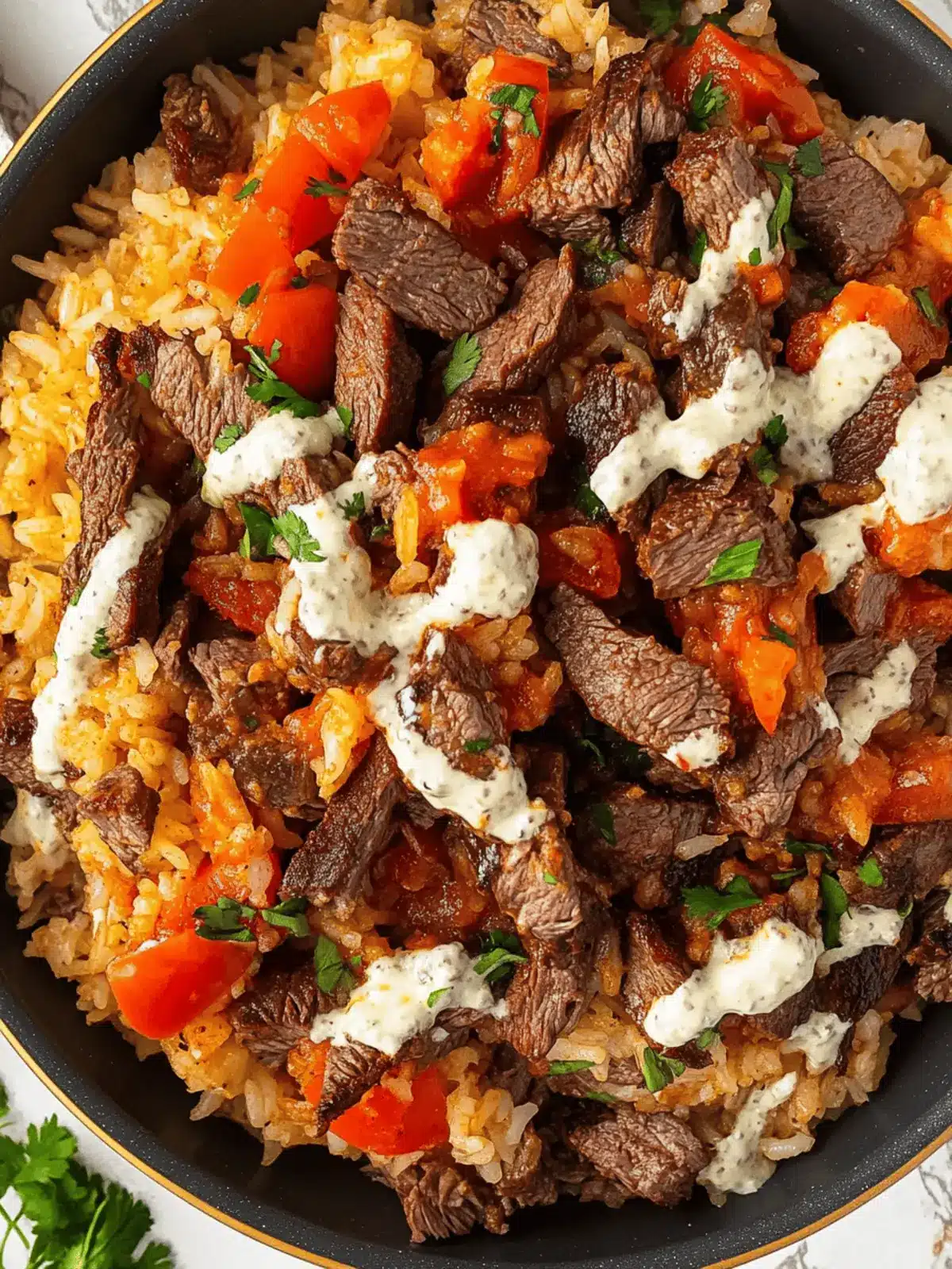 Steak & Queso Rice