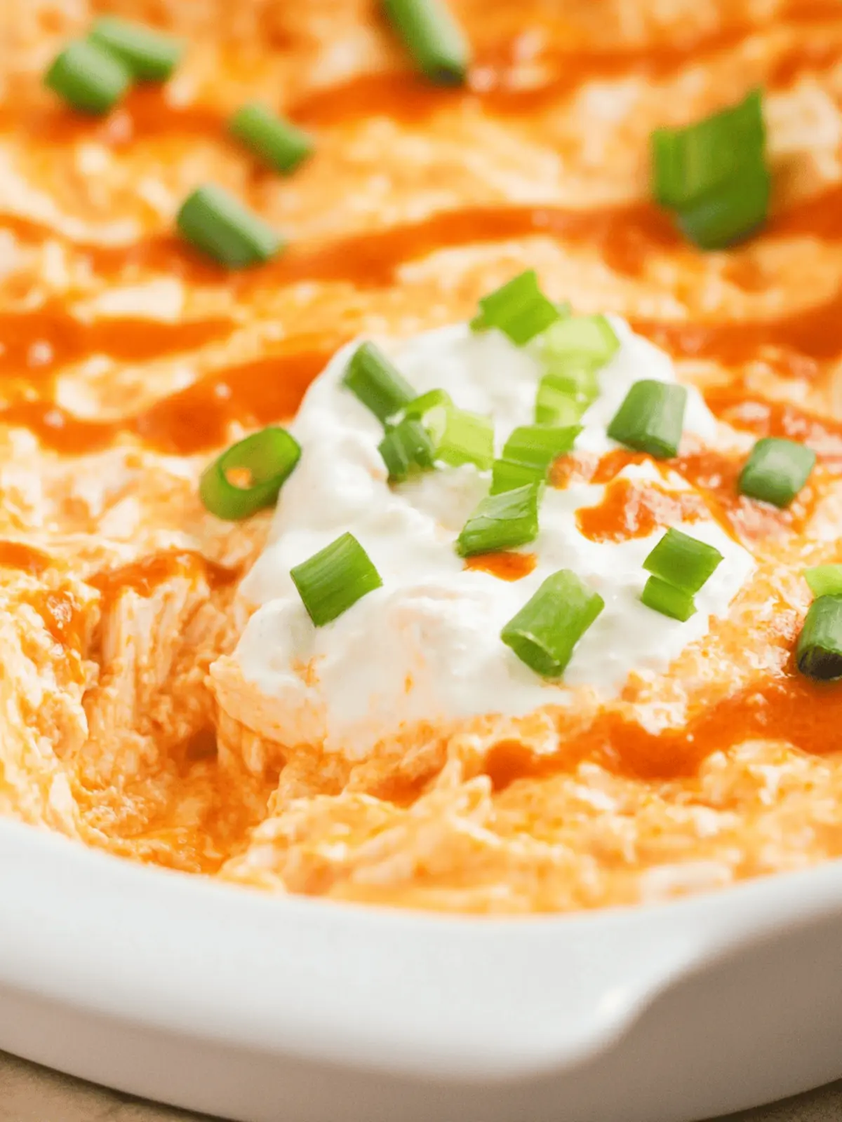 Healthy Cottage Cheese Buffalo Chicken Dip