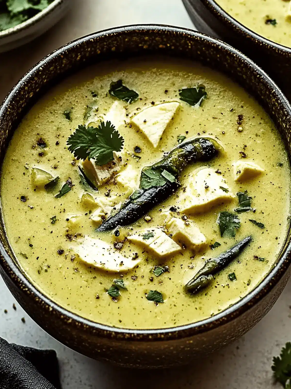 Roasted Poblano Soup