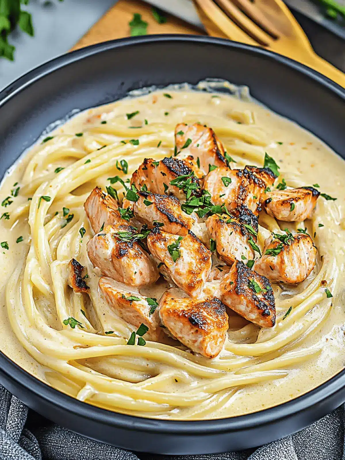 Creamy Salmon Pasta