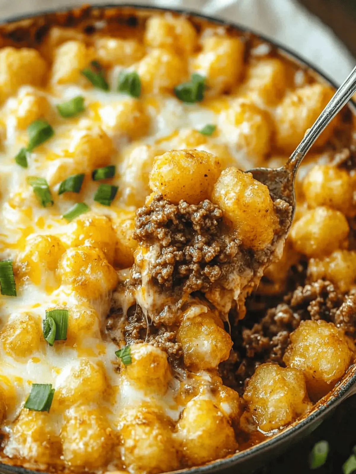 Savory Tater Tot Ground Beef Casserole for Family Fun Nights 4 Tater Tot Ground Beef Casserole