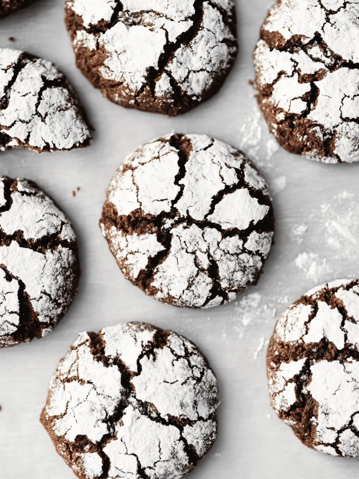 Chocolate Crinkle Cookies