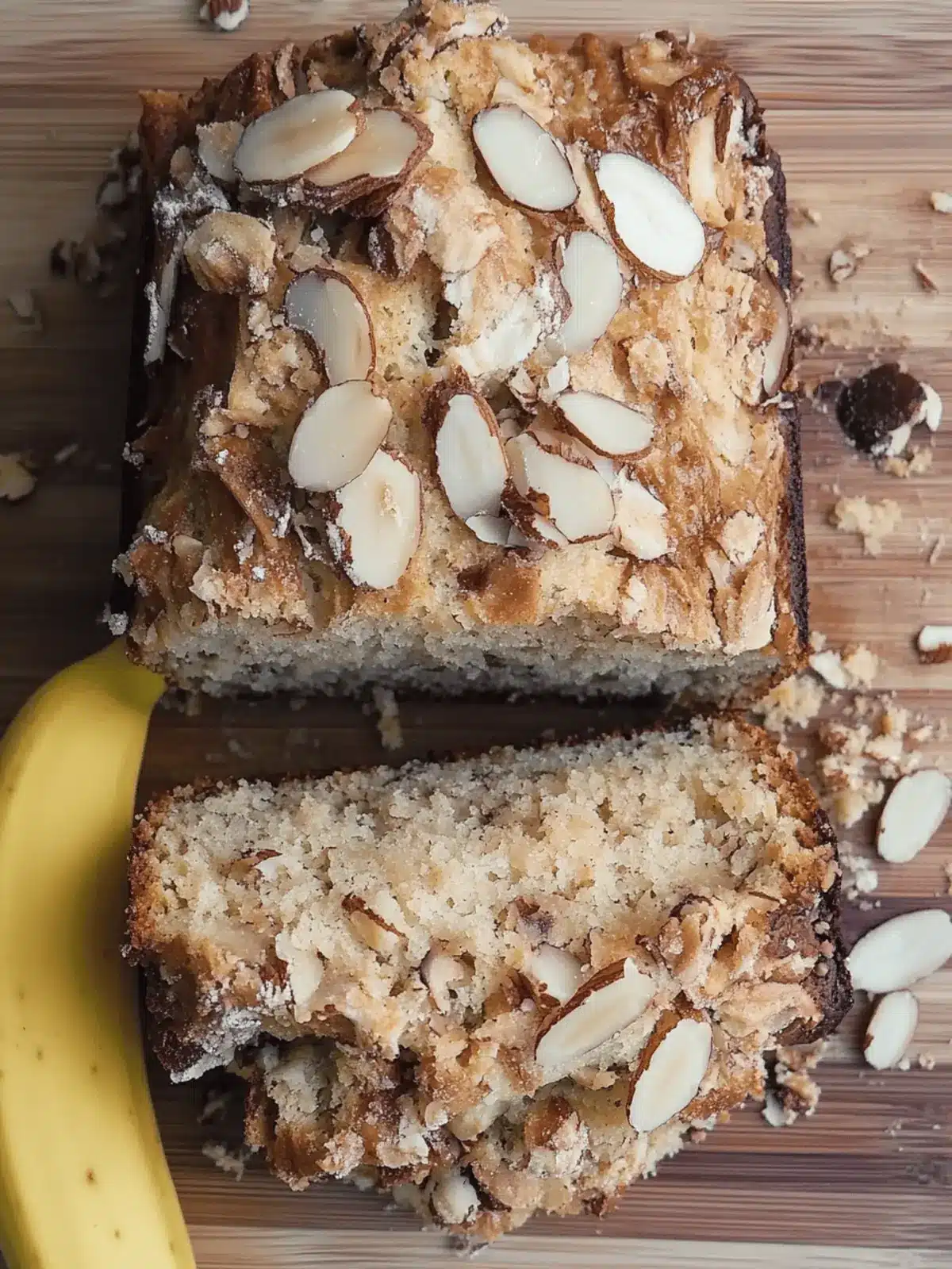 Almond Croissant Banana Bread
