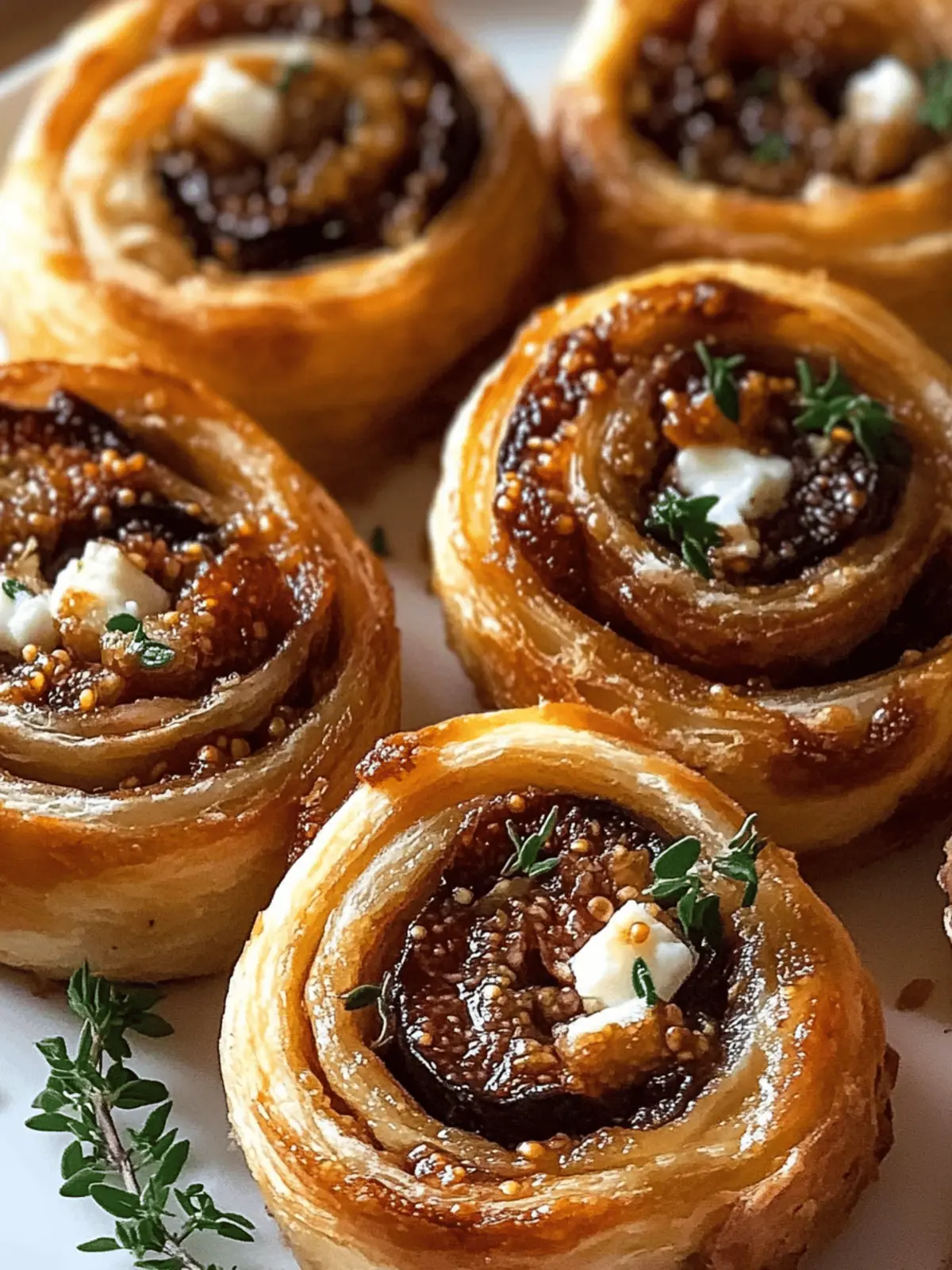 Fig and Goat Cheese Pinwheels