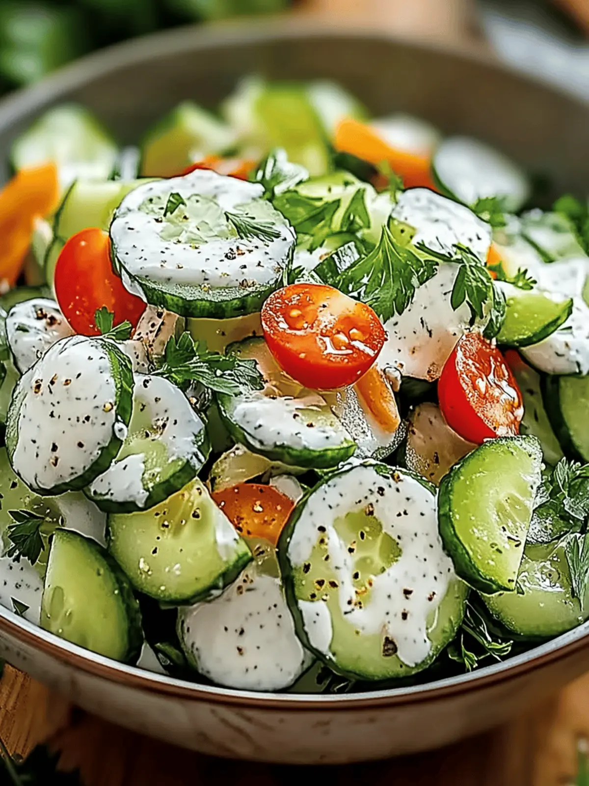 Cucumber Ranch Crack Salad