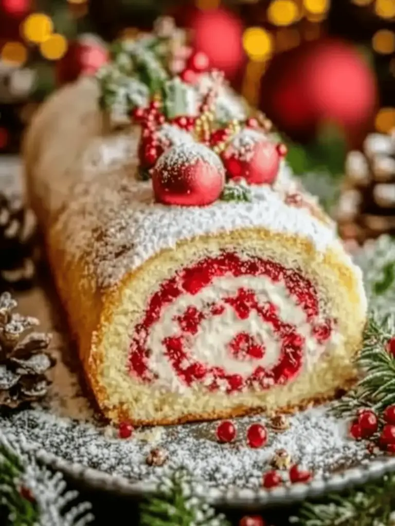Christmas Roll Cake