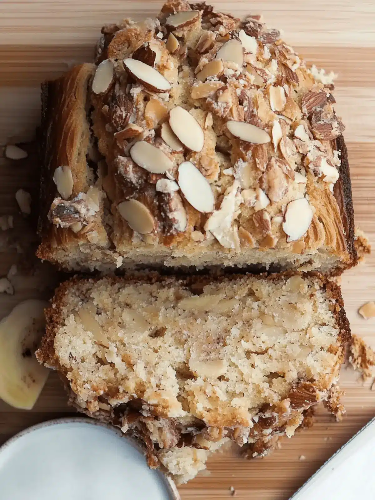 Almond Croissant Banana Bread