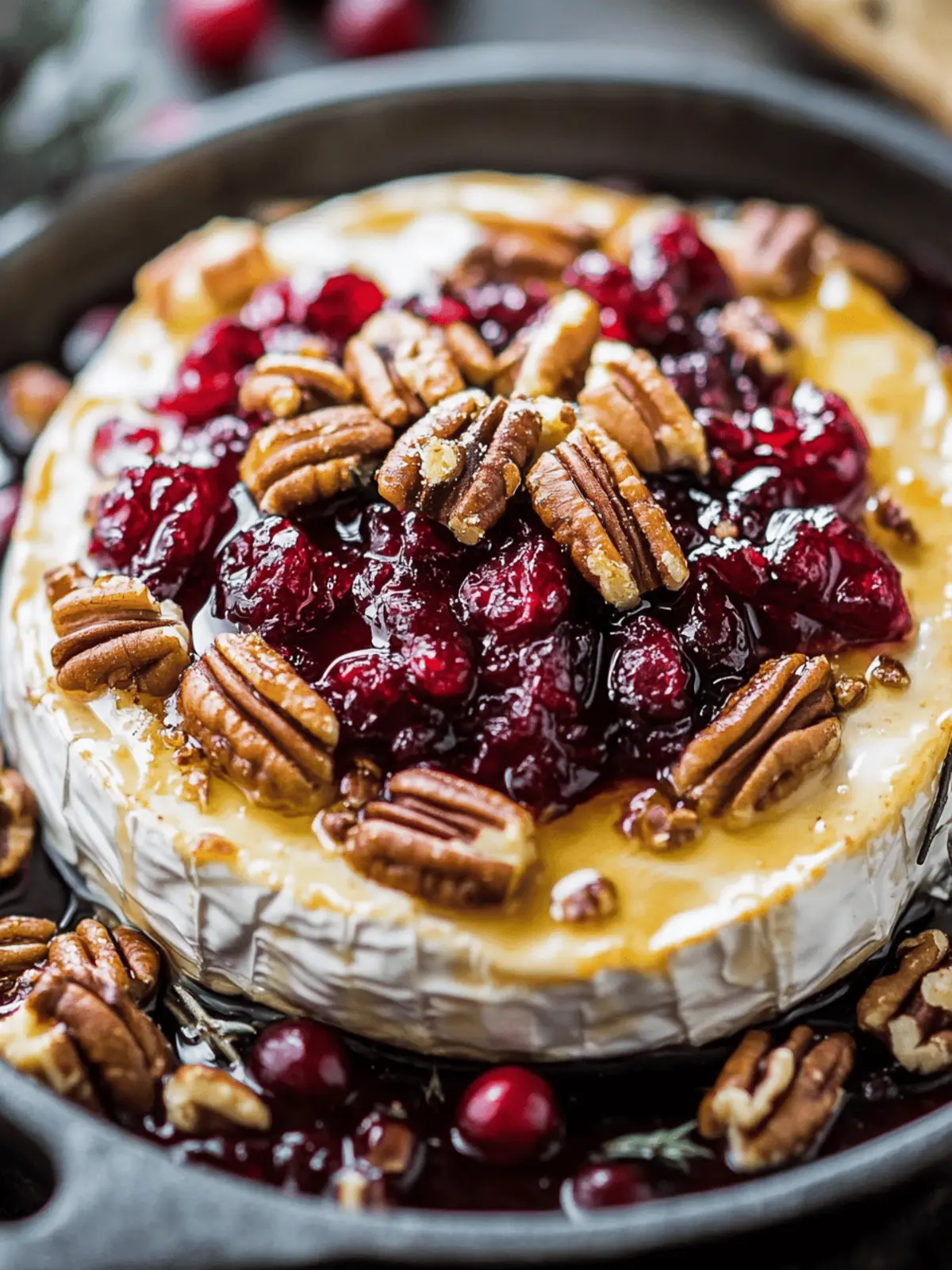 Cranberry Pecan Baked Brie