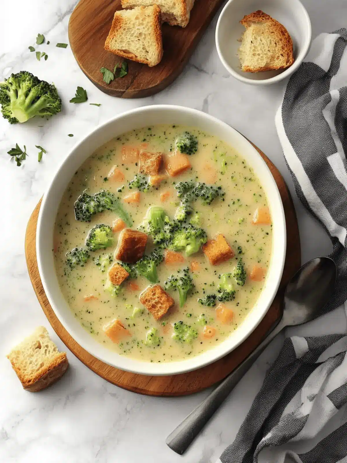 Smoked Gouda Broccoli Soup