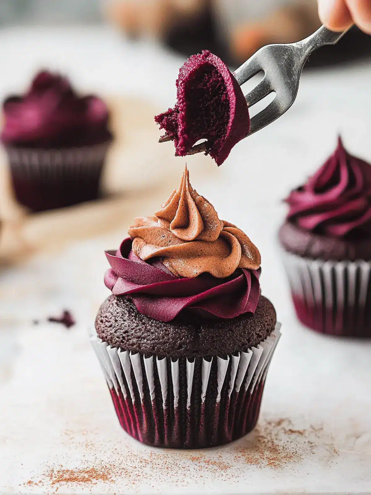 Chocolate Beetroot Cupcakes