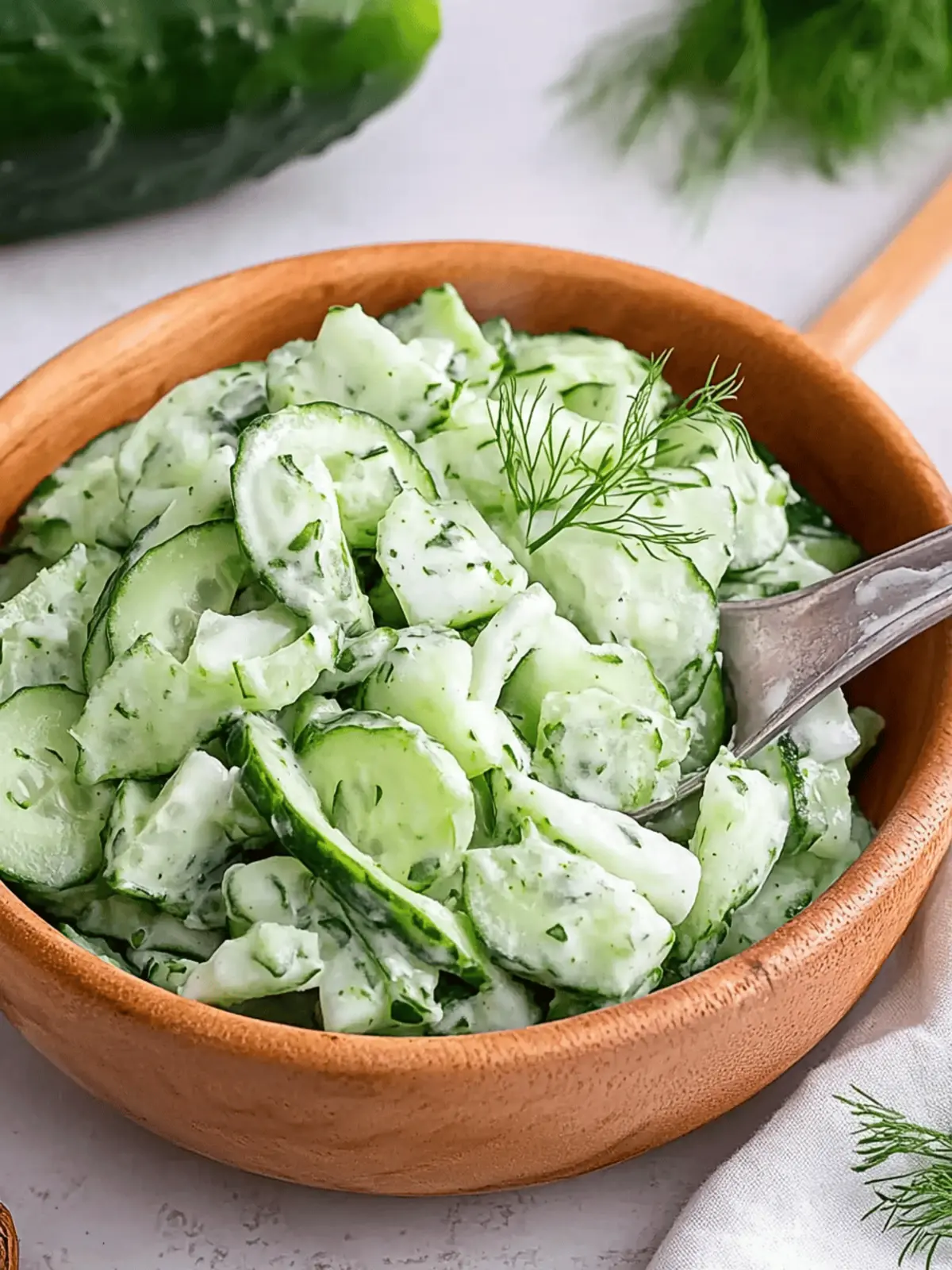 Deliciously Creamy German Cucumber Salad You'll Love 3 German Cucumber Salad