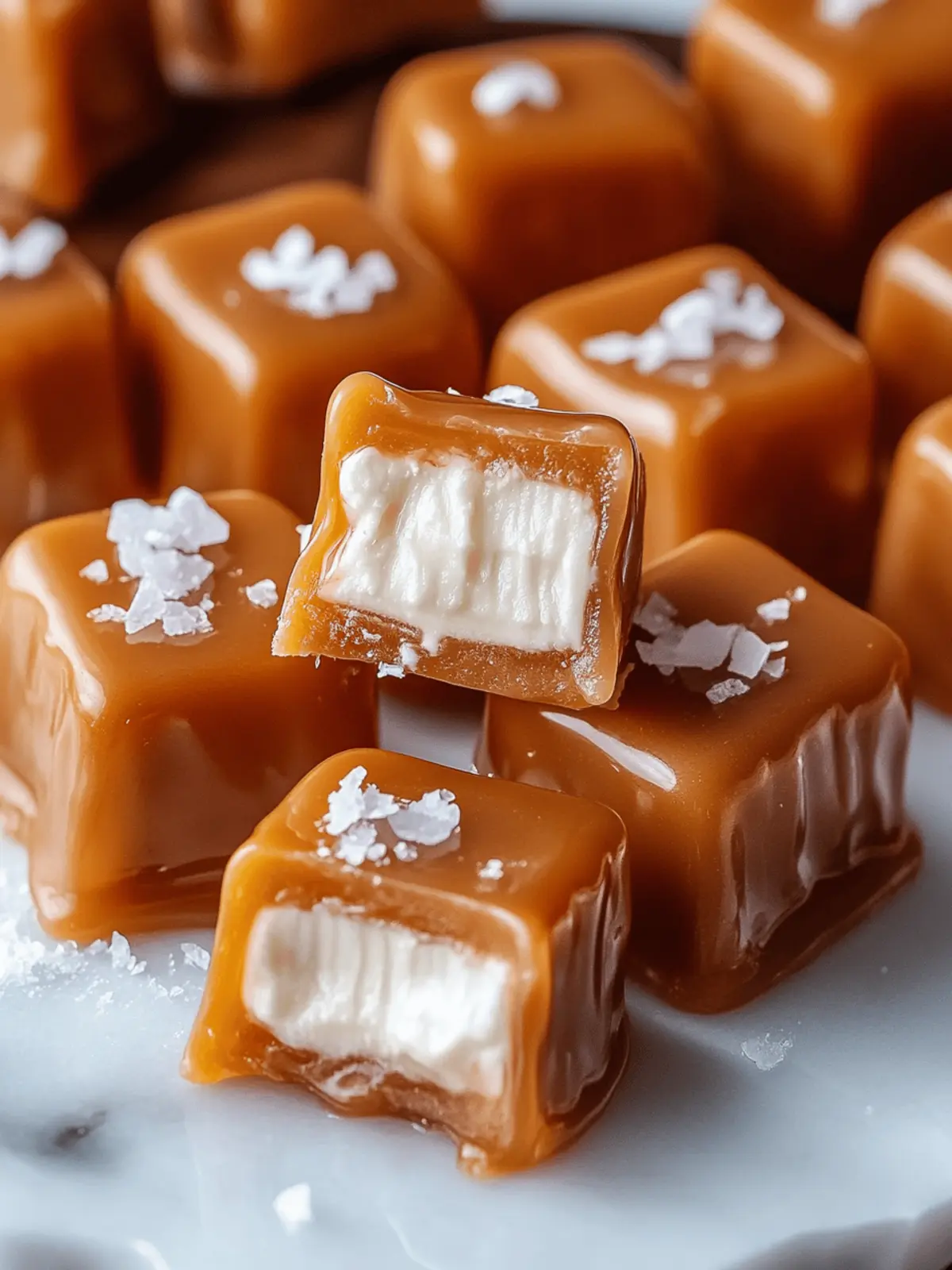 Heavenly Vanilla Cream Filled Caramels