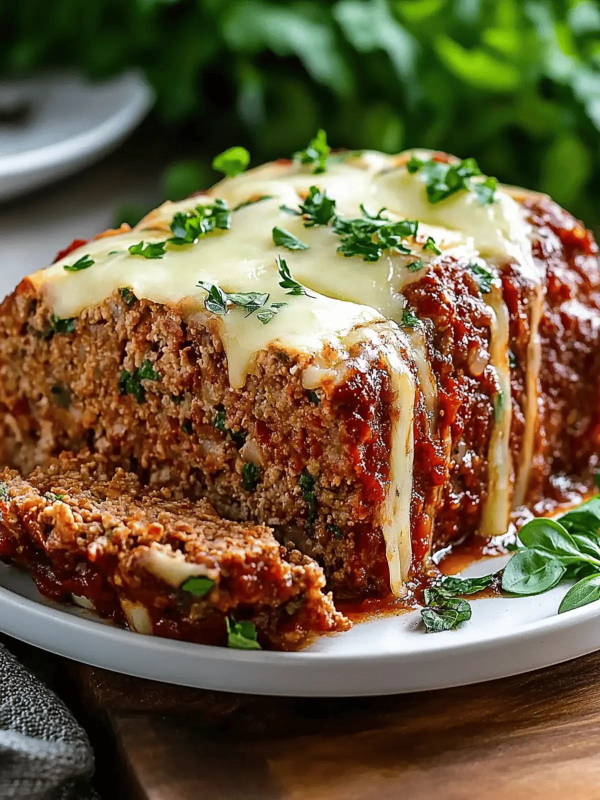 Cheesy Italian Meatloaf Recipe for a Cozy Dinner Night 2 Italian Meatloaf with Cheese