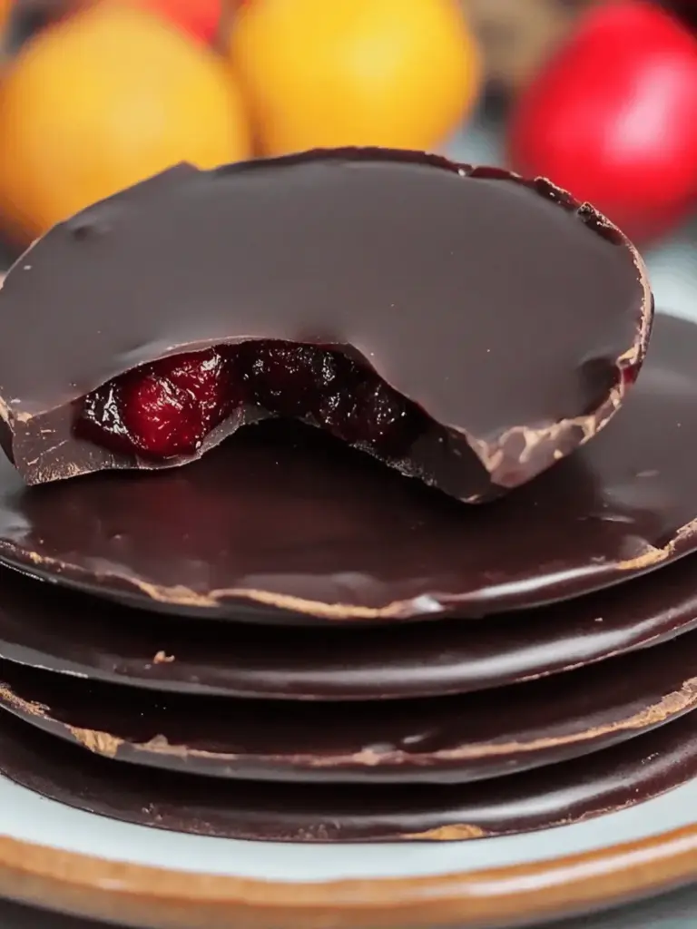 Chocolate Covered Cranberry Sauce