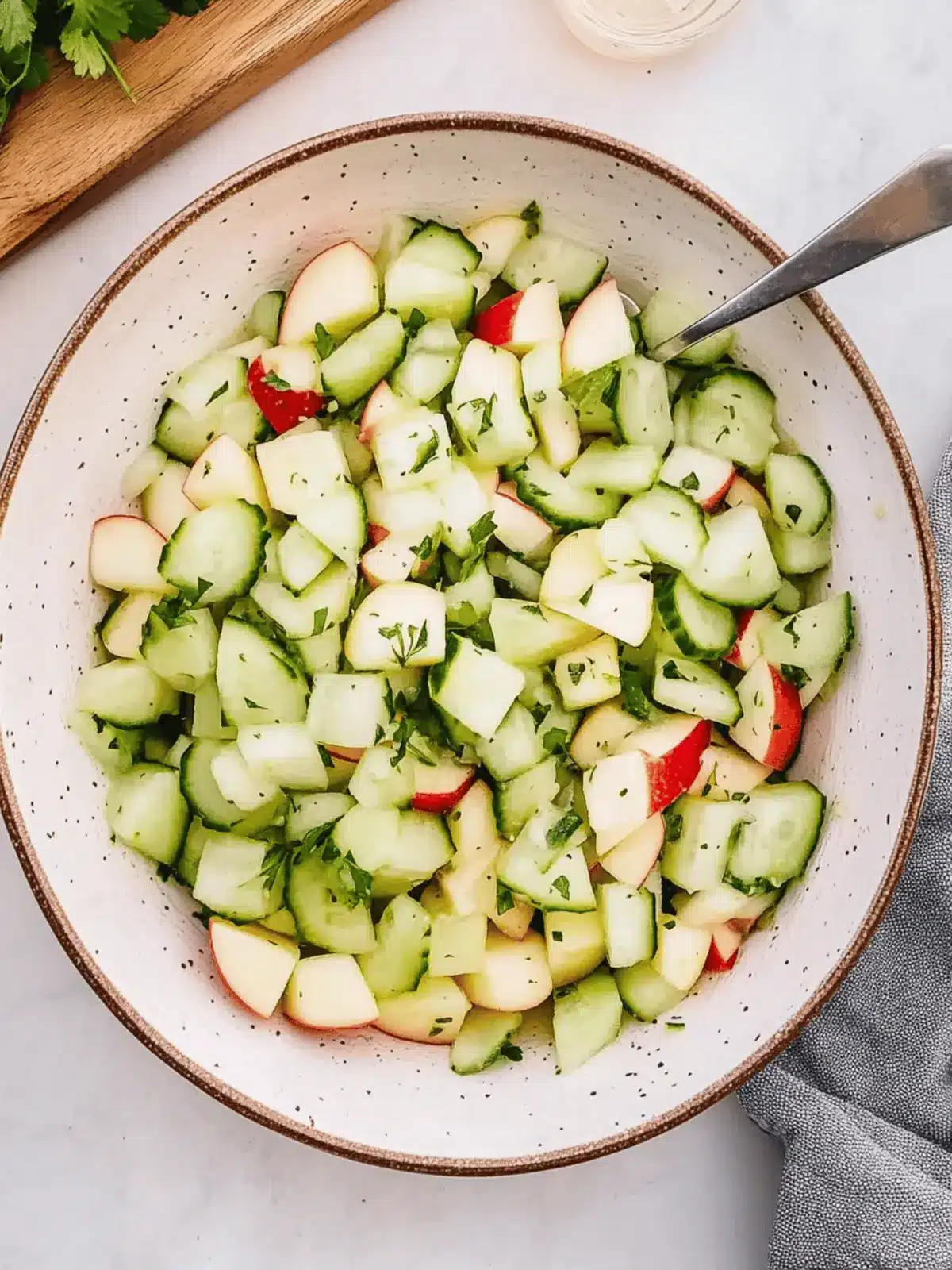 Cucumber Apple Salad