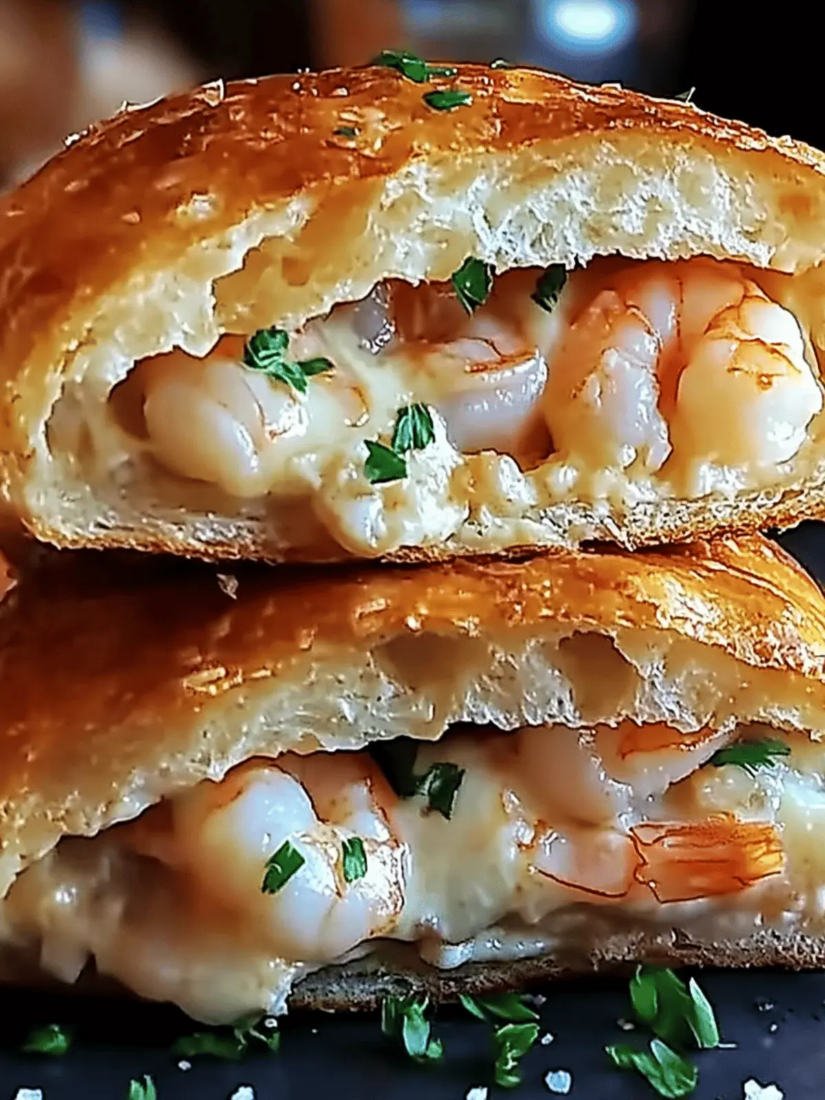 Shrimp Crab Melts