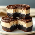 Brownie Bottom Mini Cheesecakes