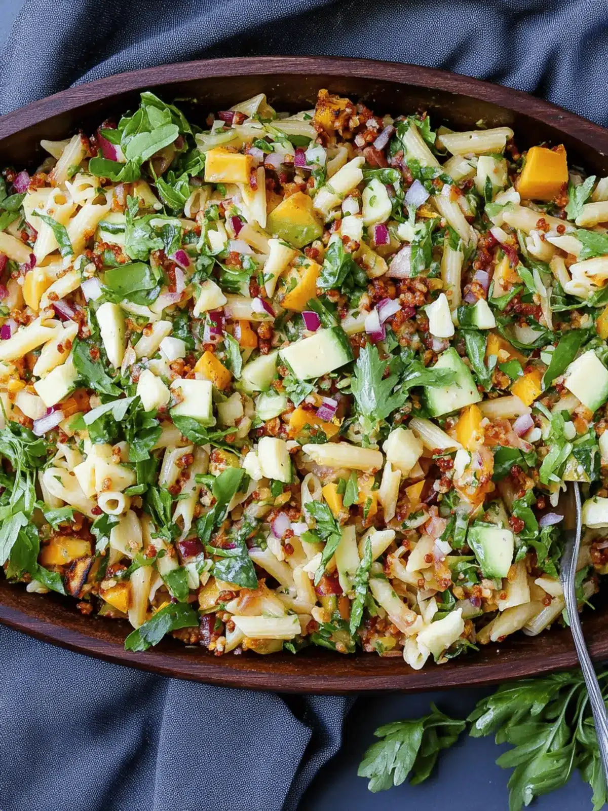 Chopped Fall Pasta Salad
