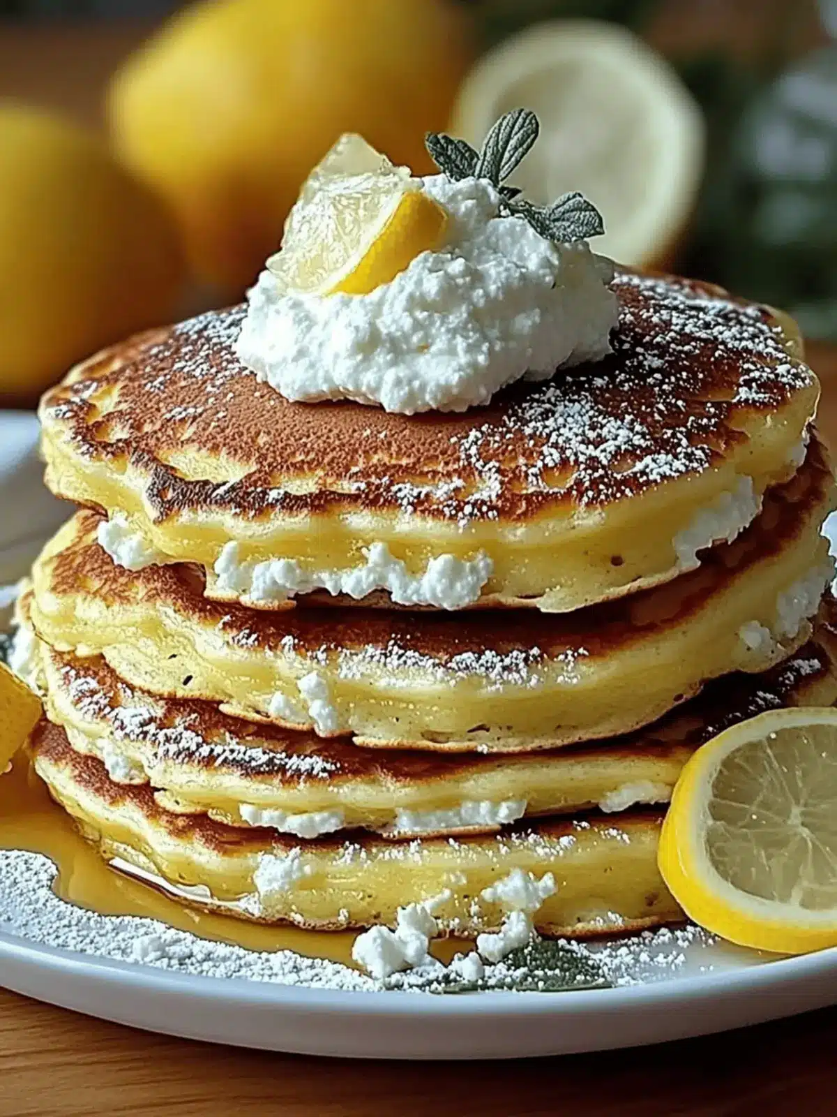 Lemon Ricotta Pancakes