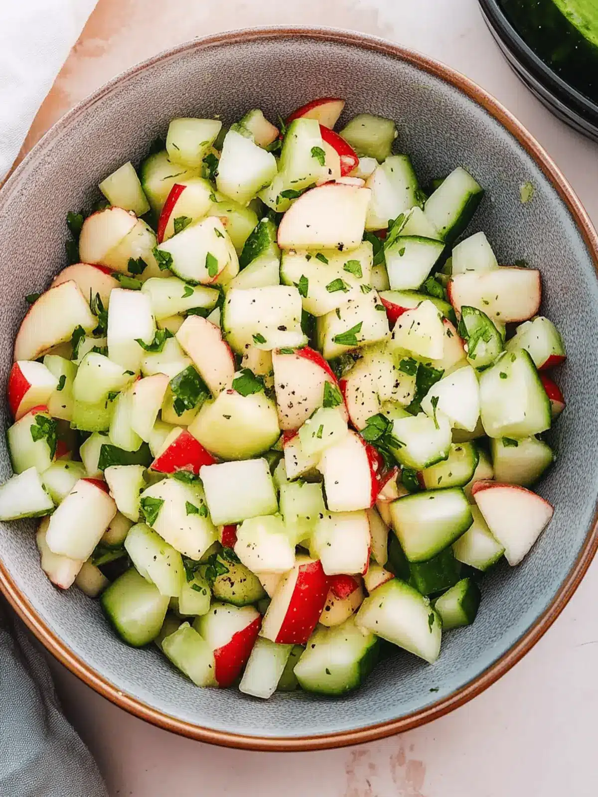 Cucumber Apple Salad
