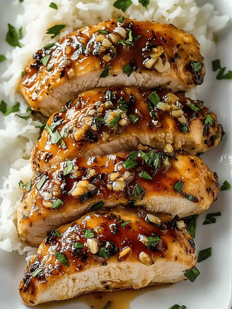 Honey Garlic Chicken Breasts