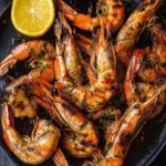 Grilled Prawns with Garlic Butter Sauce