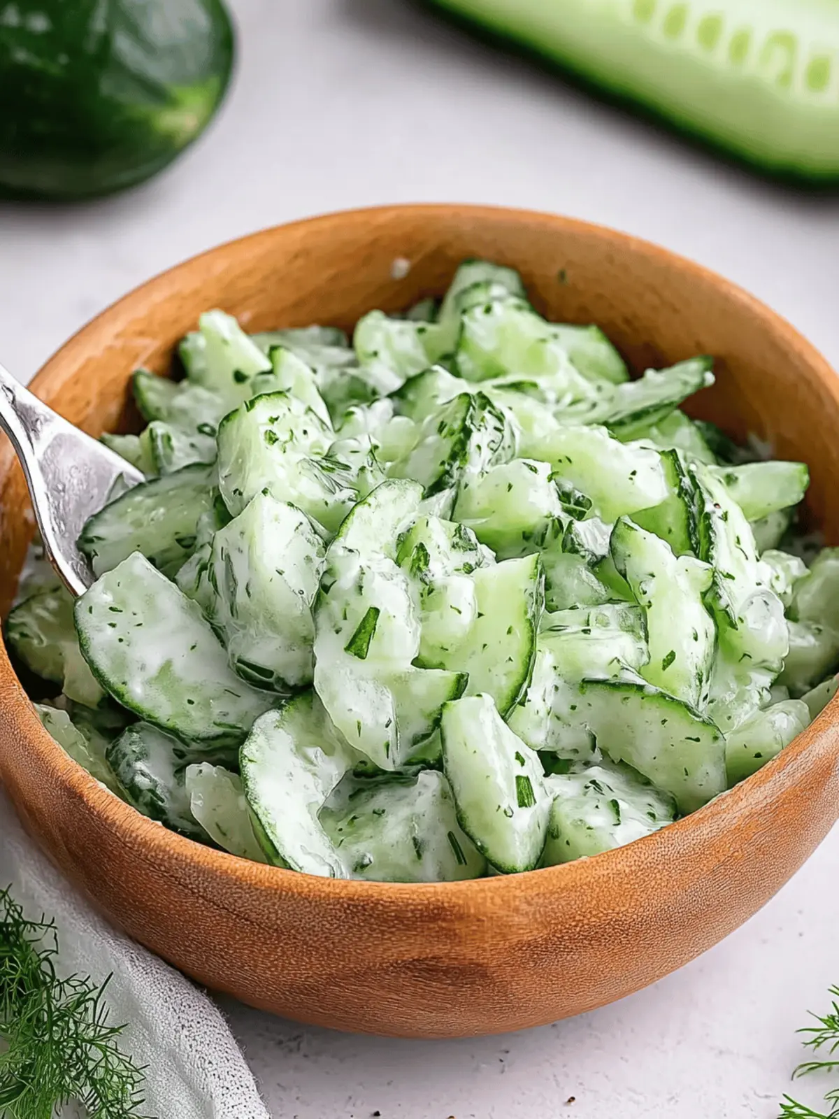 Deliciously Creamy German Cucumber Salad You'll Love 2 German Cucumber Salad