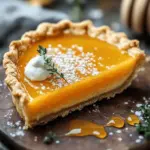 Salted Whiskey Honey Pie