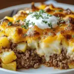Ground Beef and Potatoes Casserole