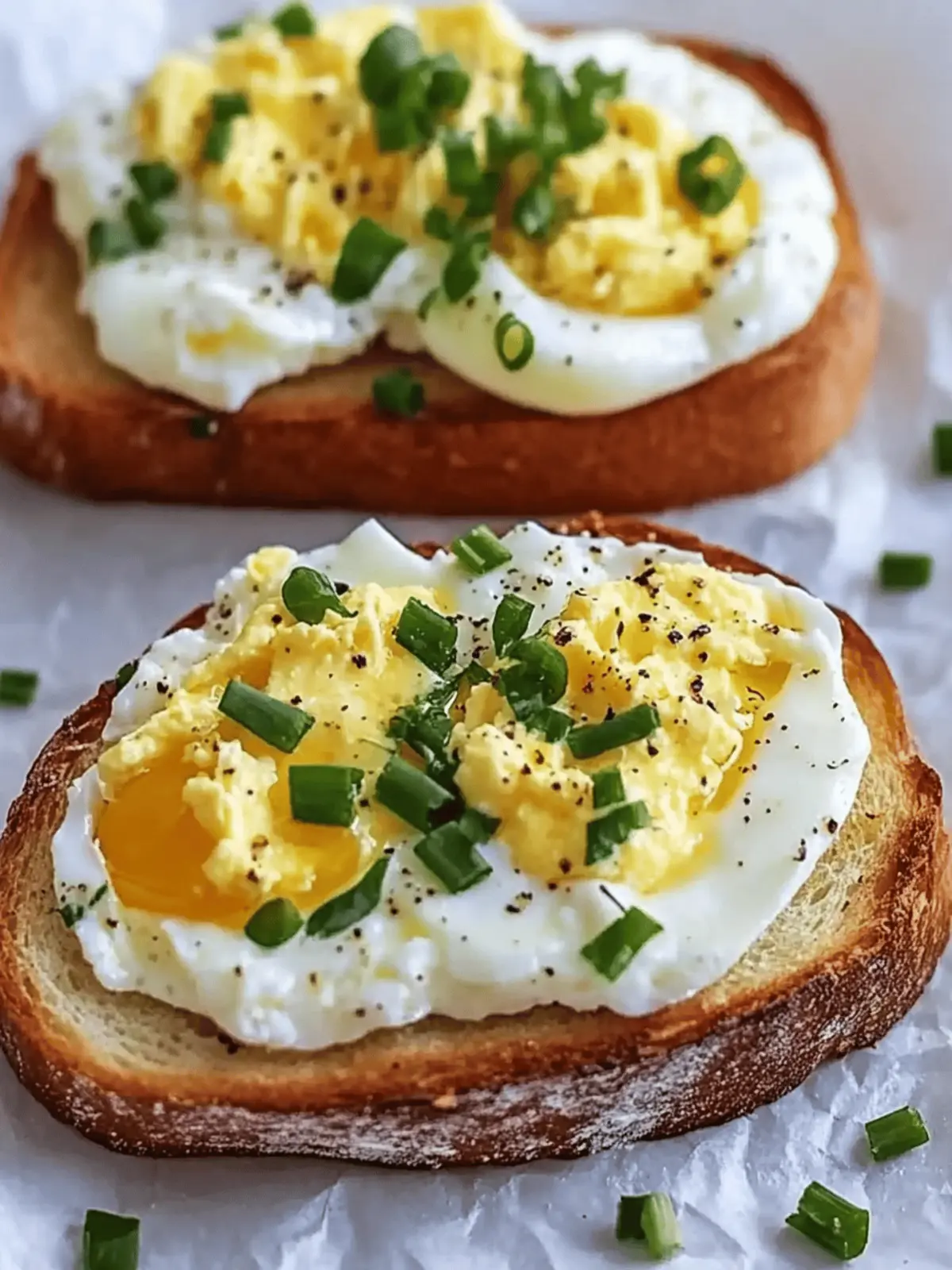 Egg and Ricotta Toast
