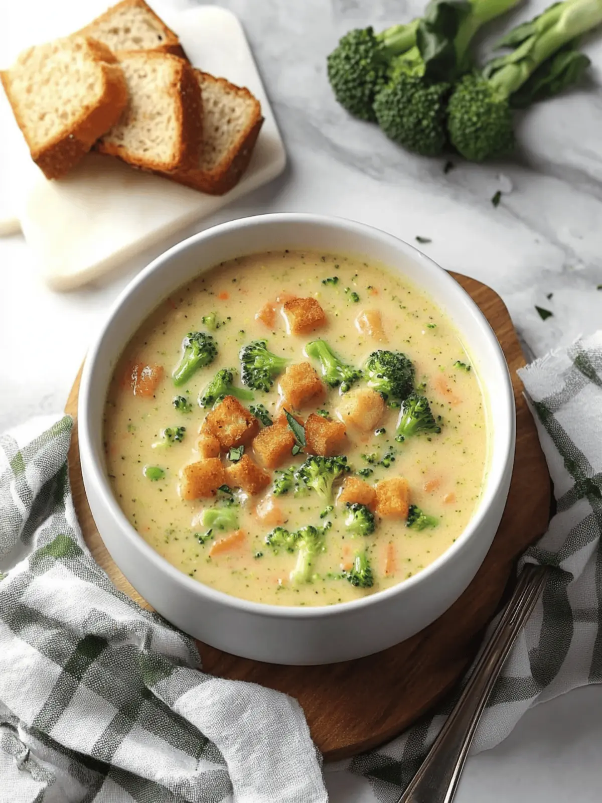 Smoked Gouda Broccoli Soup