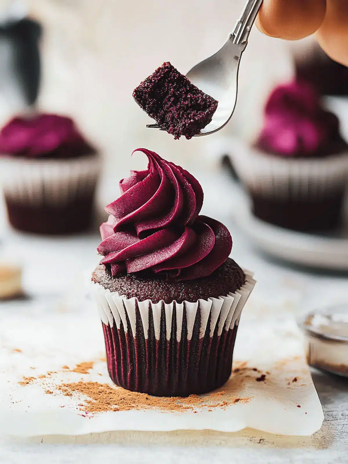 Chocolate Beetroot Cupcakes
