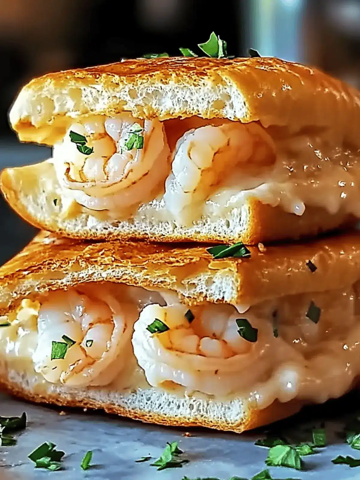 Shrimp Crab Melts