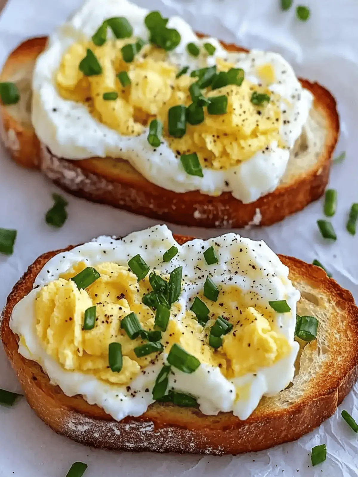 Egg and Ricotta Toast