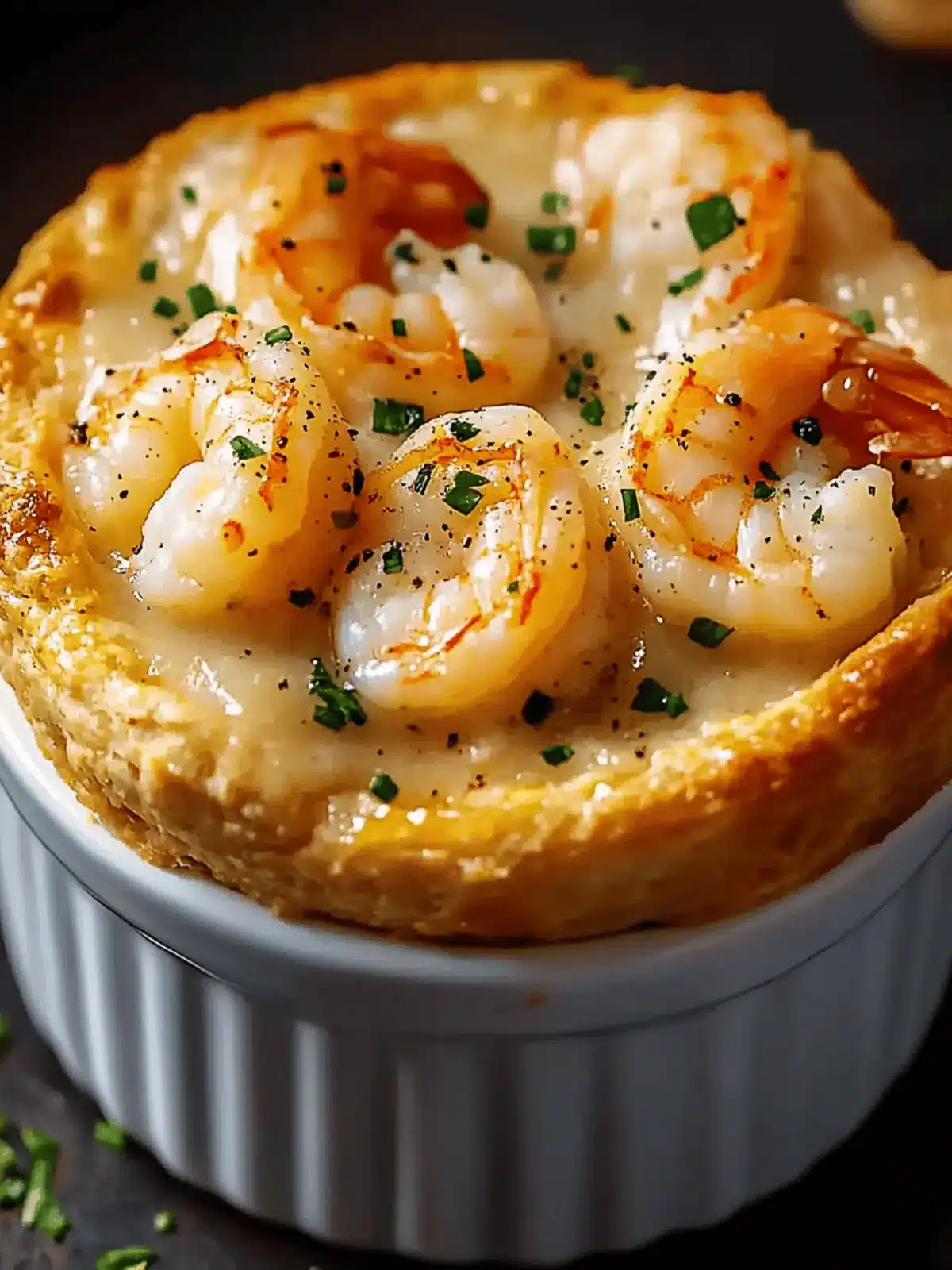 Shrimp & Lobster Cheddar Bay Biscuit Pot Pie